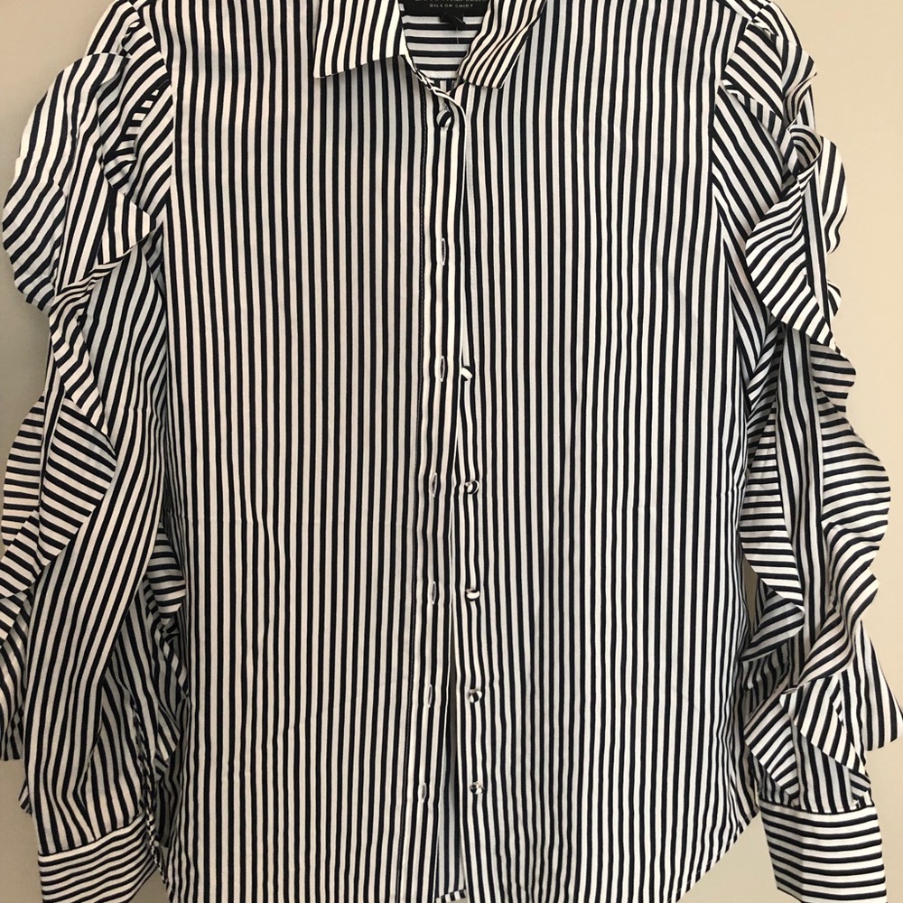 Banana Republic Dillon Shirt (striped blouse)